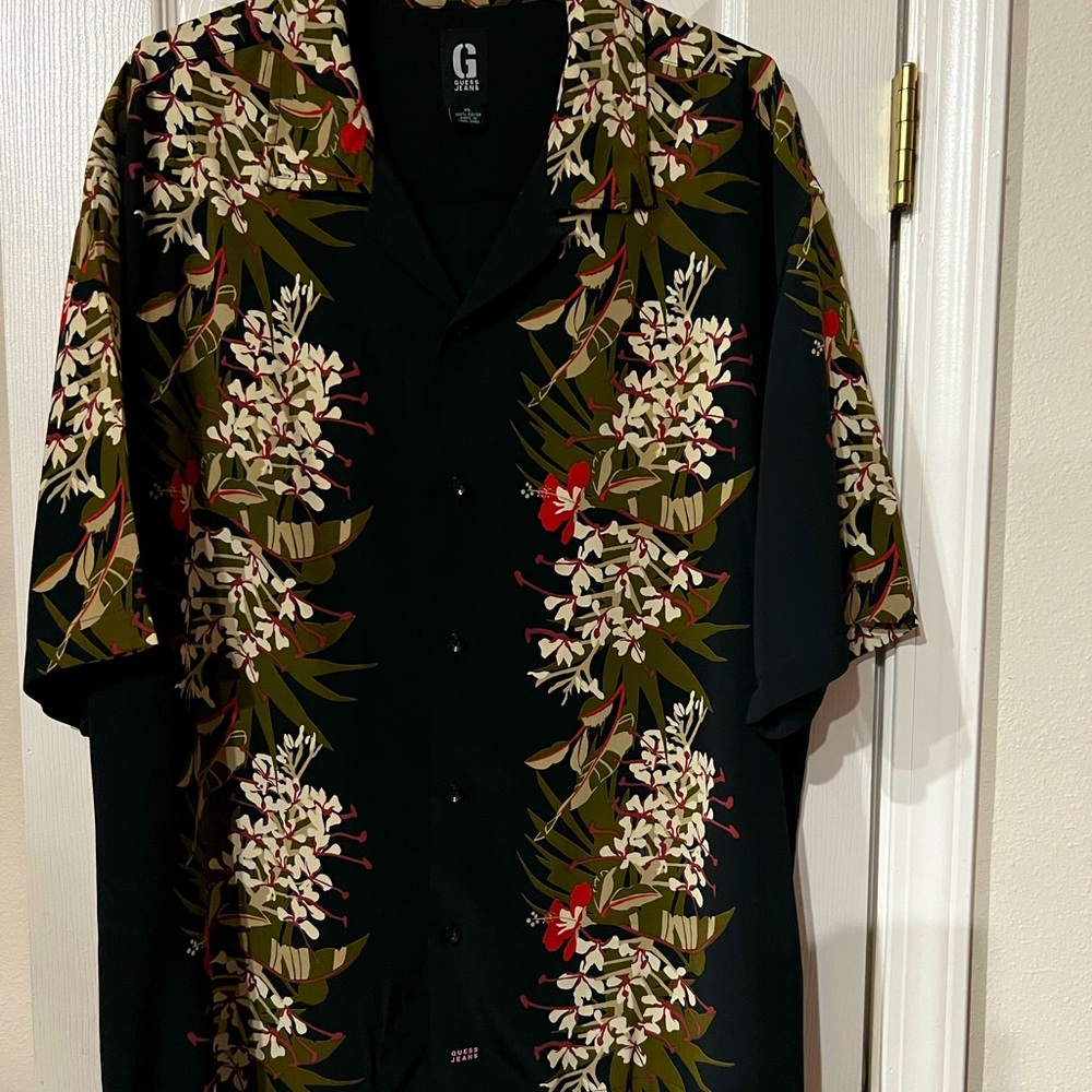 Mens XL Guess Jeans button down shirt